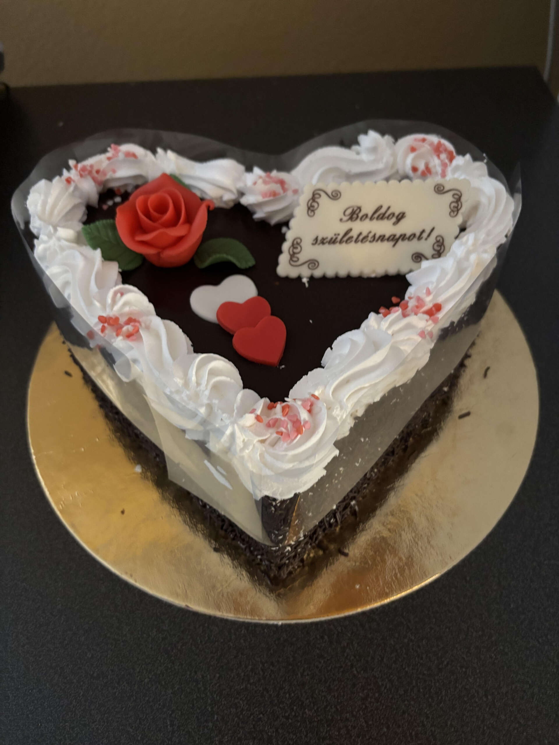 Szív alakú torta